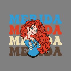 merida disney princess png digital download files