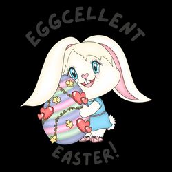 eggcellent easter bunny egg png digital download files