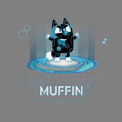 retro bluey muffin tron light cycle png digital download files