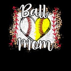 vintage ball mom softball season png digital download files