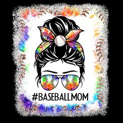 vintage baseball mom bow tie png digital download files