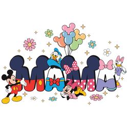 disney mama mickey and friends svg digital download files