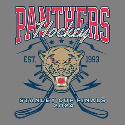 vintage panthers hockey stanley cup finals 2024 svg