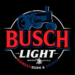 busch light midwest born and brewed svg digital download files