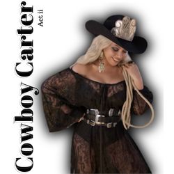 cowboy carter act ii png clipart design digital download files