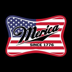 merica since 1776 american flag svg digital download files