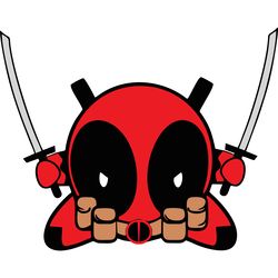 deadpool character svg instant download 17