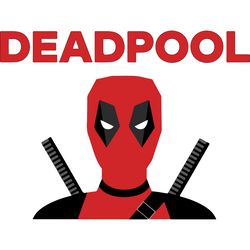 deadpool character svg instant download 34