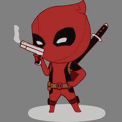 deadpool character svg instant download 43