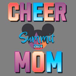 summit 2024 cheer mom competition png digital download files