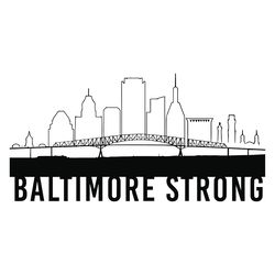 francis scott key bridge baltimore strong svg