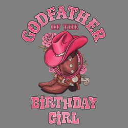godfather of the birthday girl png digital download files