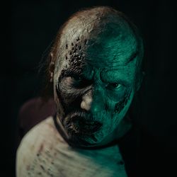 foam latex makeup. zombie