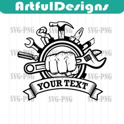 repair tools svg png , mechanic logo , wrench svg , handyman logo , repair logo , mechanic svg , carpenter svg , digital