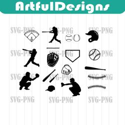 baseball svg, baseball clipart, sports svg, svg files for cricut, svg cut file, sports clipart, baseball game day