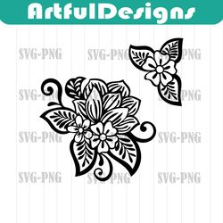 flowers svg, flower svg, flowers clip art, floral svg, flowers vector, flowers cut file, dxf, eps, paper flowers svg