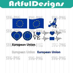 european union flag svg bundle, eu flag svg, europe flag svg, round european union flag clipart, european union name, lo