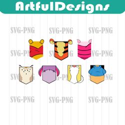 winnie the pooh banner | birthday | nursery | kids room | svg png jpg | instant file download