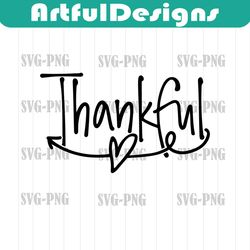 thankful svg - thankful clip art - thankful dxf - decoration svg - thankful cut file - thankful cric