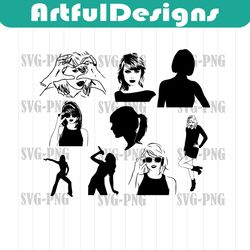 taylor swift svg, taylor swift vector, taylor swift clipart, swiftie svg