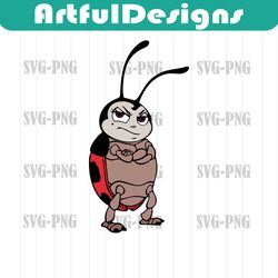 a bug's life svg, francis svg, disneyland clipart svg png , cut file layered by color, cut file cri