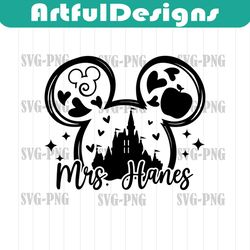 custom name teacher svg, mouse head doodle svg, teacher life svg, teacher gifts svg, teacher svg, teacher shirt svg, bac