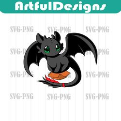 toothless cut file svg dxf png eps pdf clipart vector