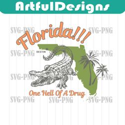 crocodile florida one hell of a drug svg file