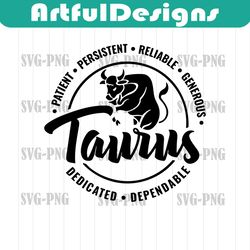 taurus svg, taurus astrological sign, digital download, horoscope svg, zodiac signs svg, perfect for t-shirts,