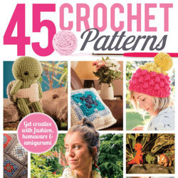 45 crochet patterns magazine digital edition ebook e-book