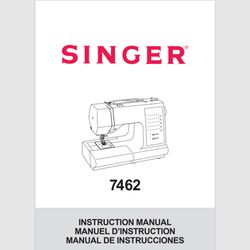 singer 7462 manual booklet digital pdf