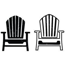 adirondack chair svg, png, pdf, beach summer svg, patio chair svg