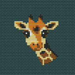 giraffe cross stitch pattern pdf bundle - giraffe - instant download - small