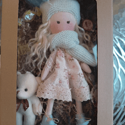 doll textile tilda handmade gift waldorf doll