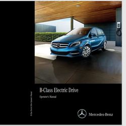 mercedes-benz b-class electric drive 2017 owner manuals automobile pdf