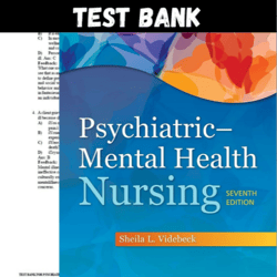 latest 2023 psychiatric mental health nursing 7th edition videbeck test bank | all chapters