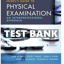 seidel's guide to physical examination 9th edition ball