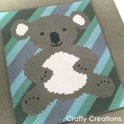 koala baby blanket crochet pattern