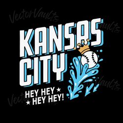 kansas city hey hey hey hey baseball svg