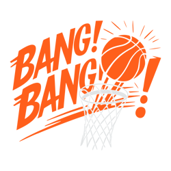 bang bang basketball net svg digital download//