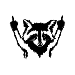 raccoon svg | raccoon png | animals svg | wild animals svg | raccoon vector | animal silhouette svg | nature svg | anima