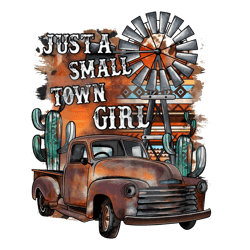 vintage just a small town girl png