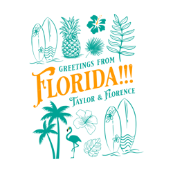 tortured poets greetings from florida svg