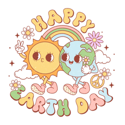 cute happy earth day besties png