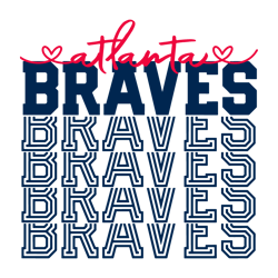 atlanta braves baseball mlb team svg