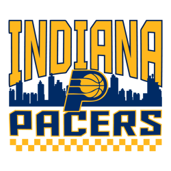 indiana pacers nba skyline svg