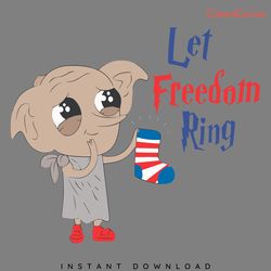 let freedom ring patriotic dobby svg digital download files