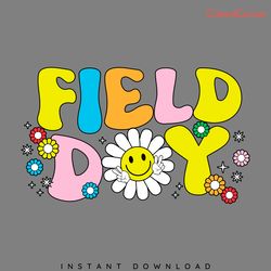 floral field day school activities svg digital download files