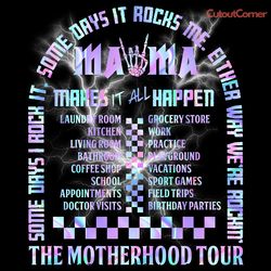 the motherhood tour funny mama png digital download files