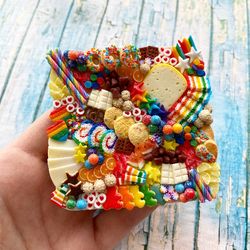 magnet miniature rainbow sweet charcuterie board